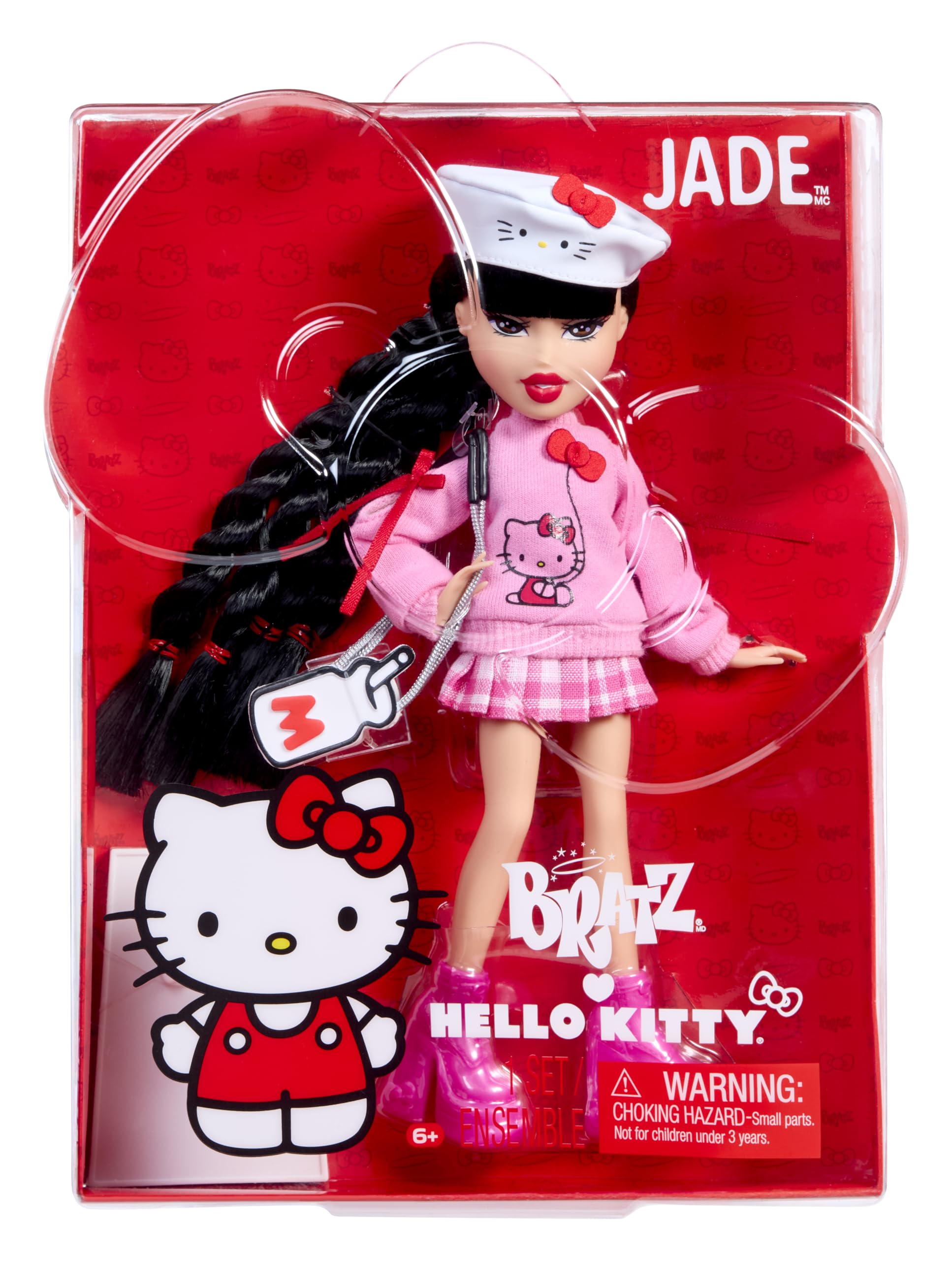 Amazon.com: Bratz x Hello Kitty Jade Sanrio Fashion Doll with